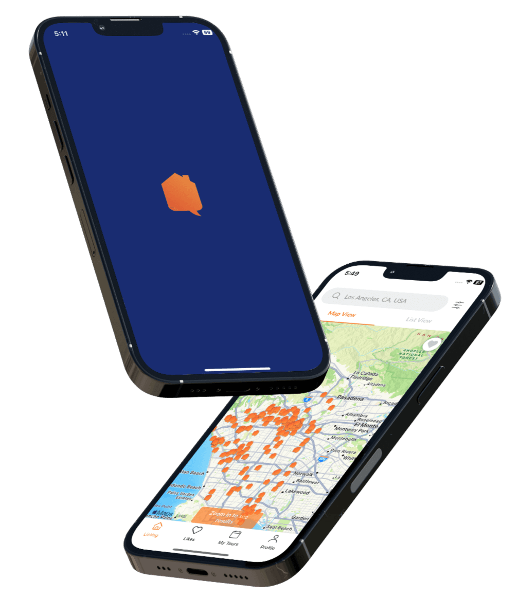 The Rently Tours app on a phone, mid self-guided tour